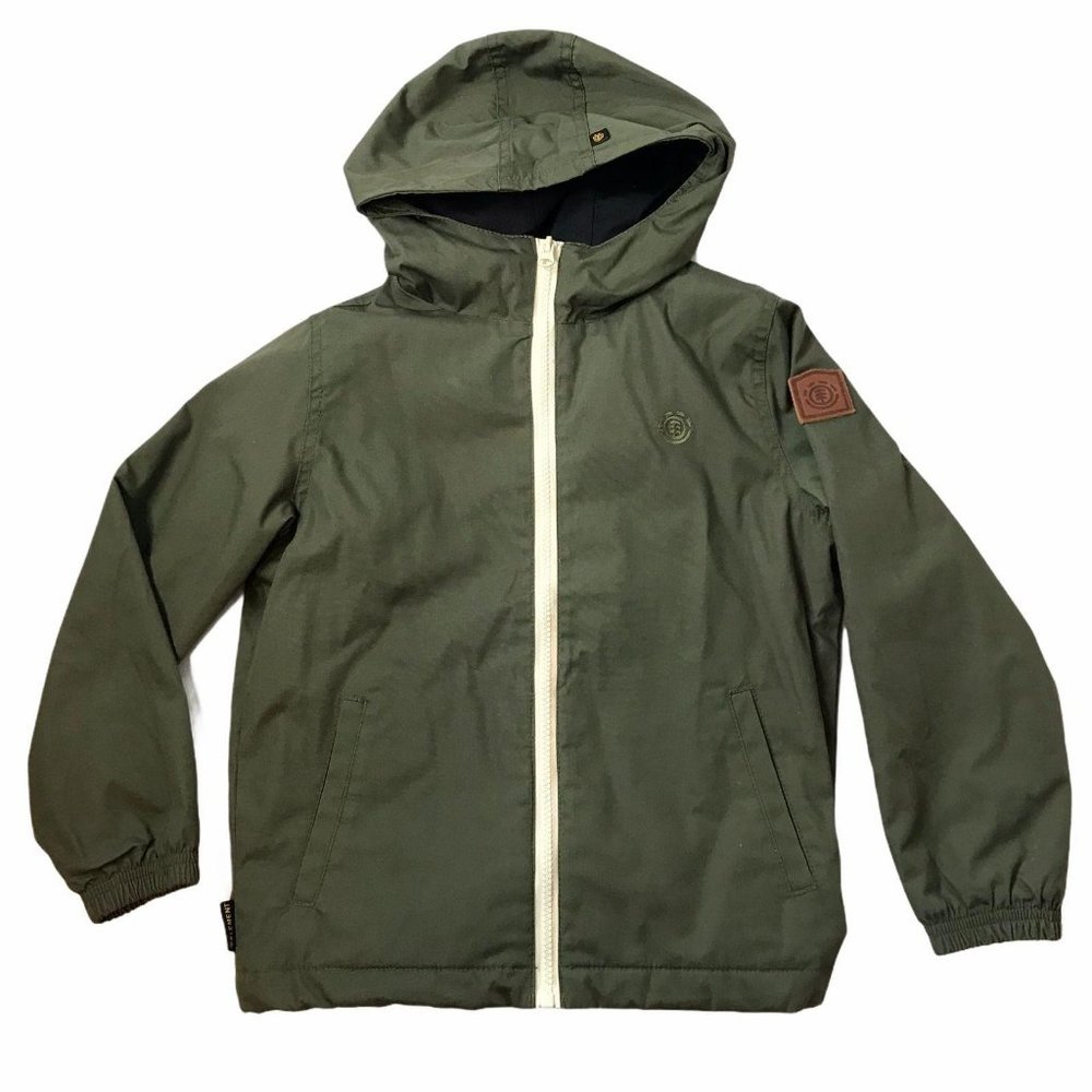 Youth Kids ELEMENT Coat Jacket Hooded Zipper Small